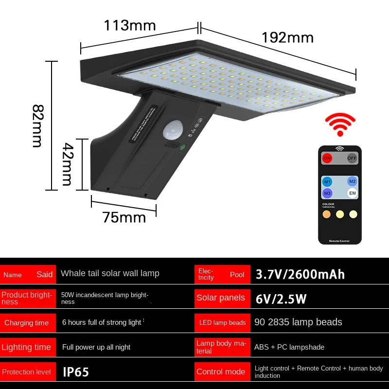 Energy Efficient LED Security Wall Light with Motion Detector