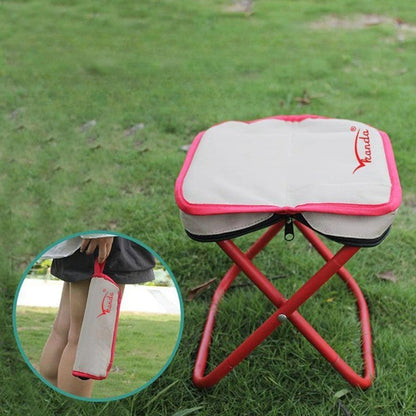 Space Saving Collapsible Steel Stool - Luxicro