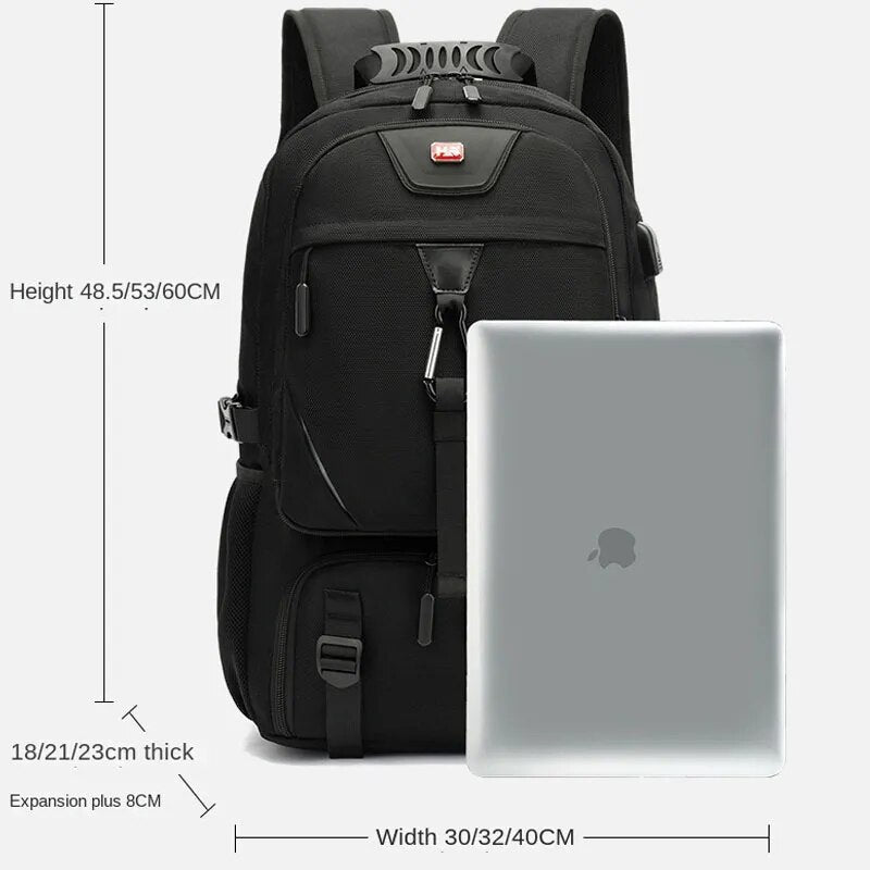 Practical Travel Laptop Backpack with USB Charger Port