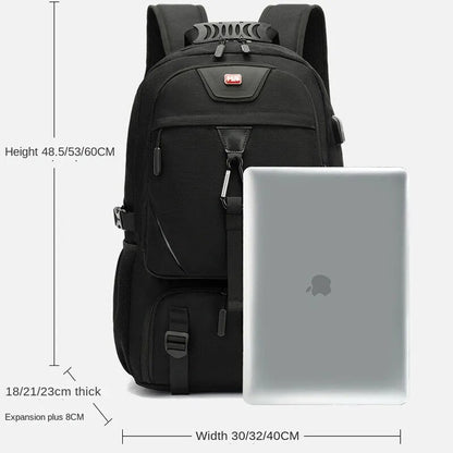 Practical Travel Laptop Backpack with USB Charger Port