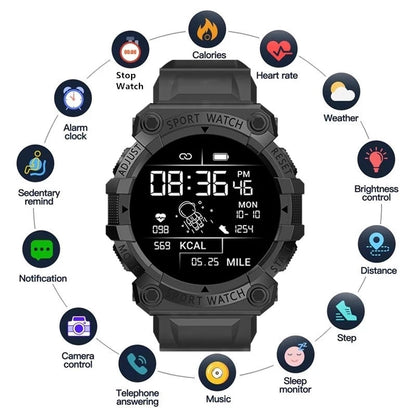 Fitness Tracker Smartwatch with Bluetooth