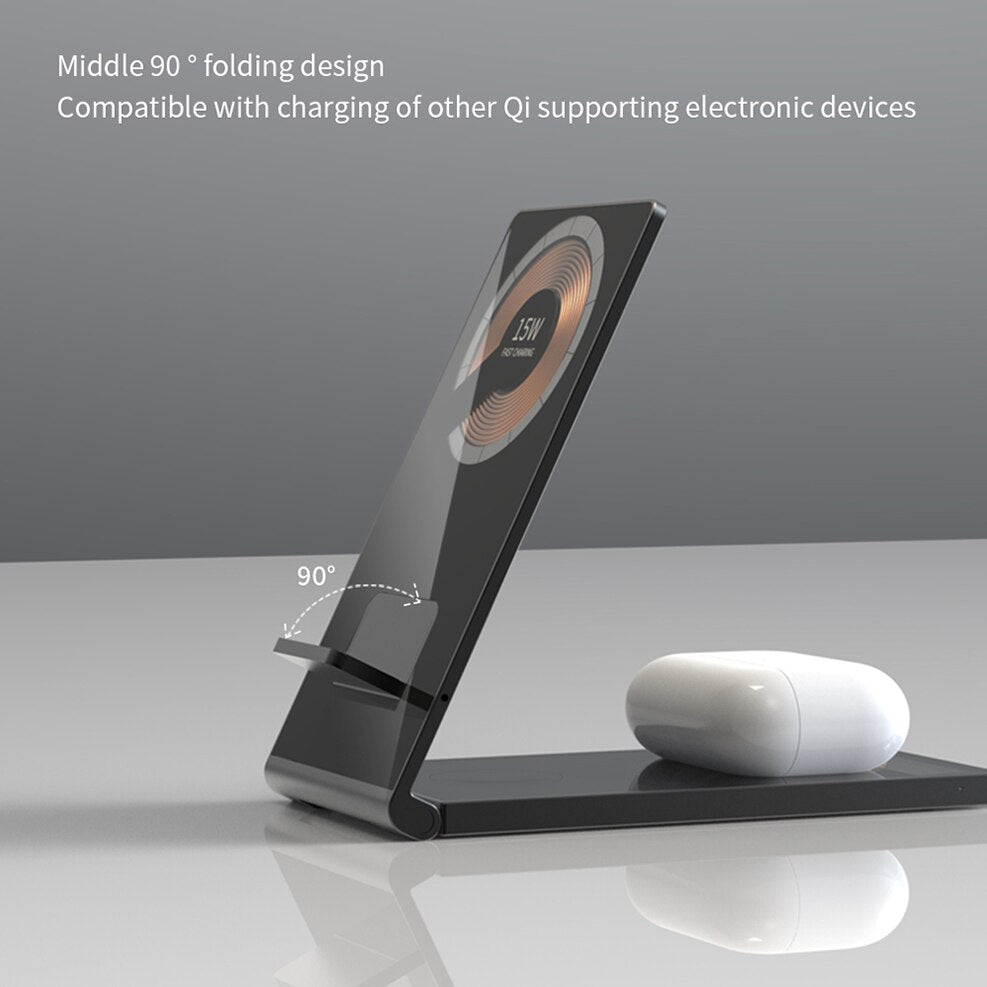 Slim Foldable Wireless Phone Charger Stand