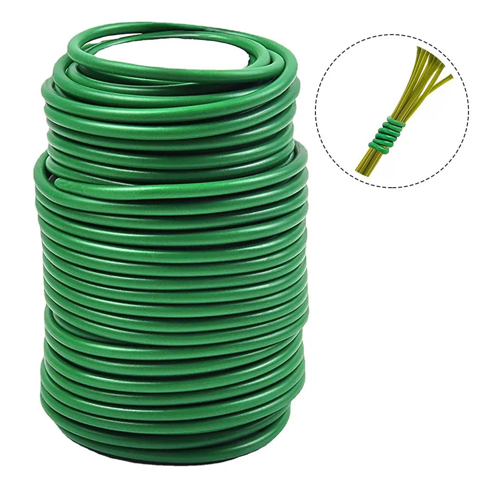 Soft Grip Plant Support Wire with Rubber Cover