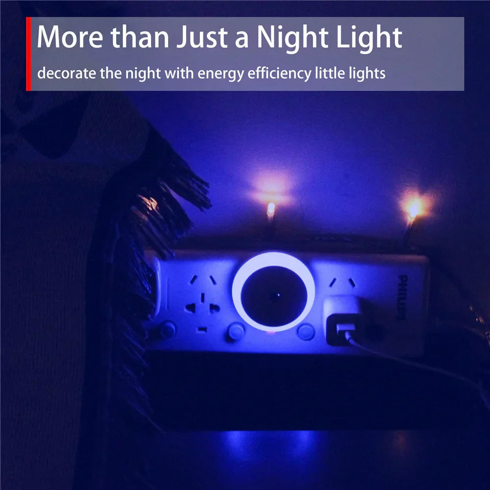 Bright Automatic LED Nightlight Plug
