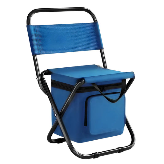 Cooler Portable Folding Camping Stool - Luxicro