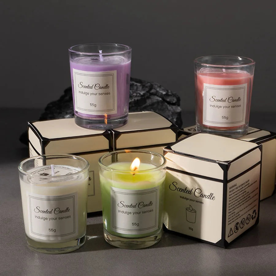 Relaxing Fragrant Soy Wax Scented Candles
