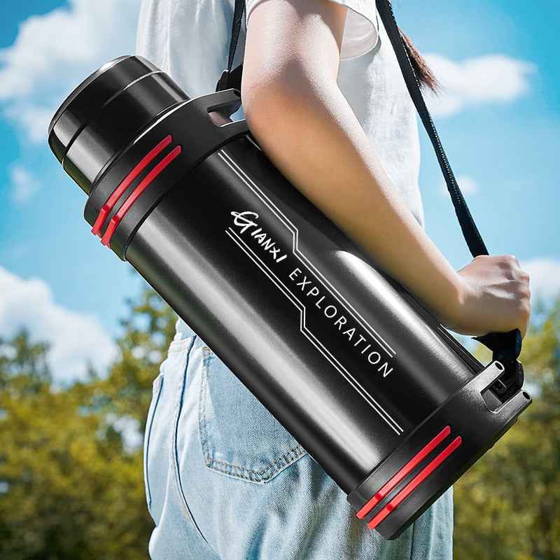Big Thermal Stainless Steel Drinking Bottle