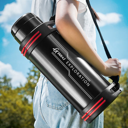 Big Thermal Stainless Steel Drinking Bottle