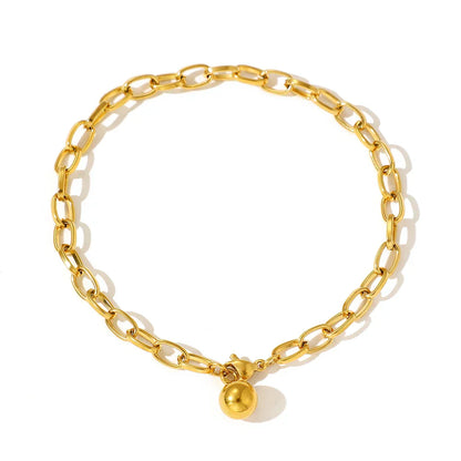 Colorful Beaded Paperclip Charm Bangle