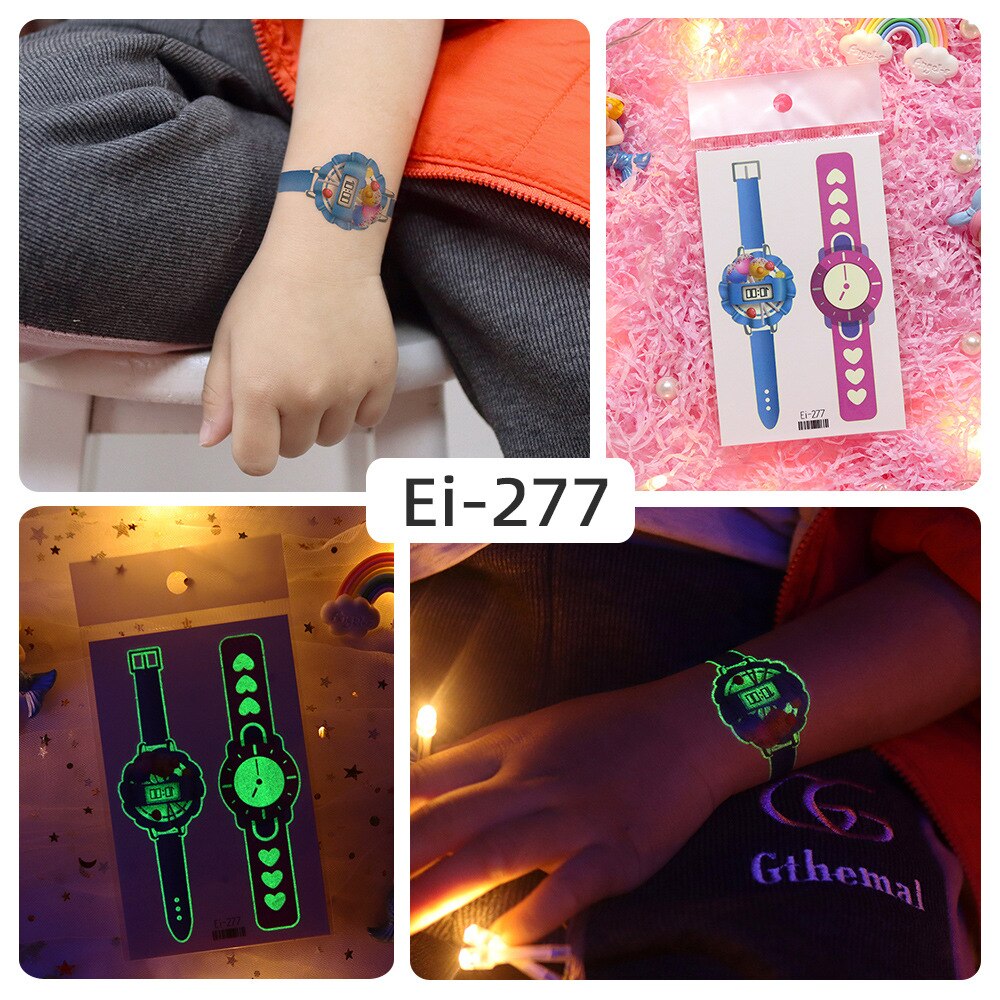 Shiny Style Watch Temporary Tattoo - Luxicro