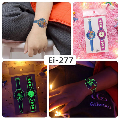 Shiny Style Watch Temporary Tattoo - Luxicro