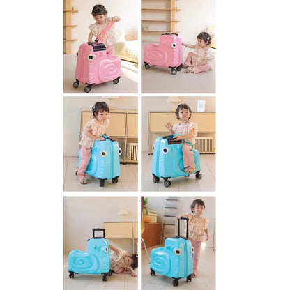 Colorful Kids Rolling Suitcase