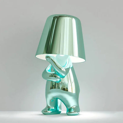 Stylish Resin LED Desk Lamp – Contemporary Home Decor Light