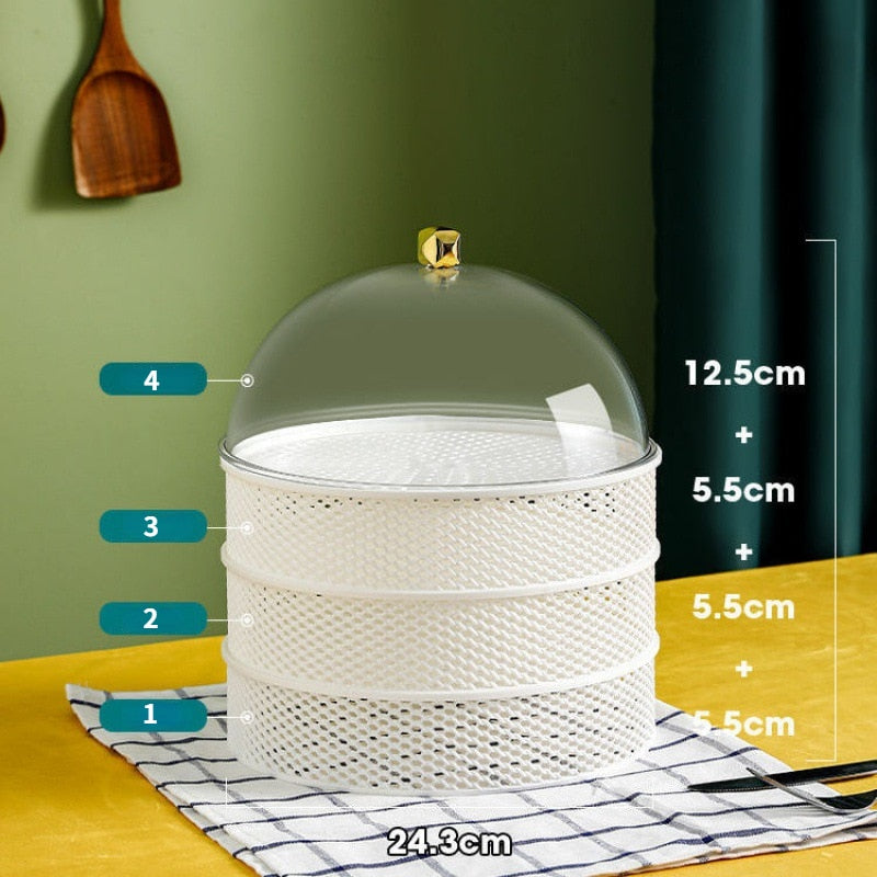 Clear Adjustable Plastic Food Storage Lid