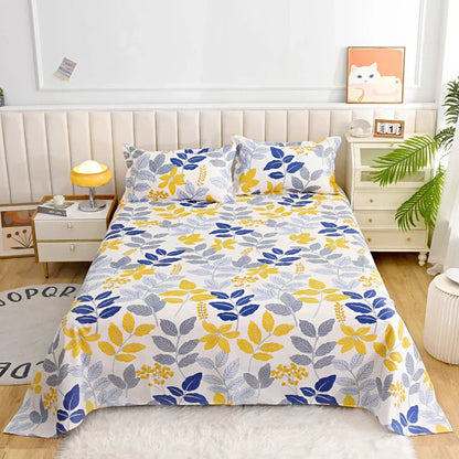 Comfortable Floral Pattern Bed Sheet Set