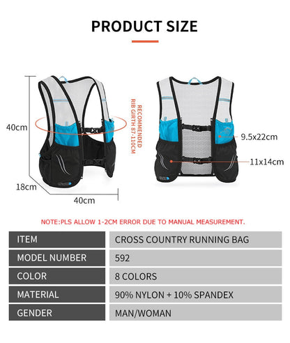Breathable Running Hydration Backpack