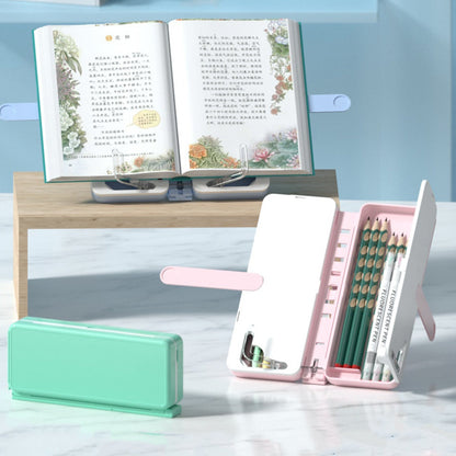 Folding Compact Desk Book Holder Storage Box