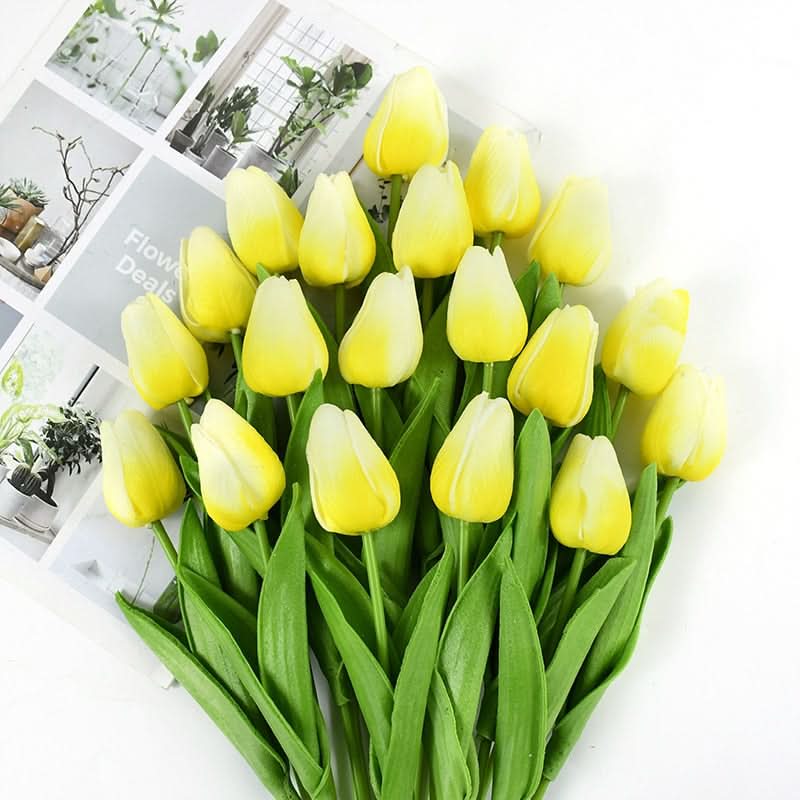Artificial Realistic Tulip Flower Display