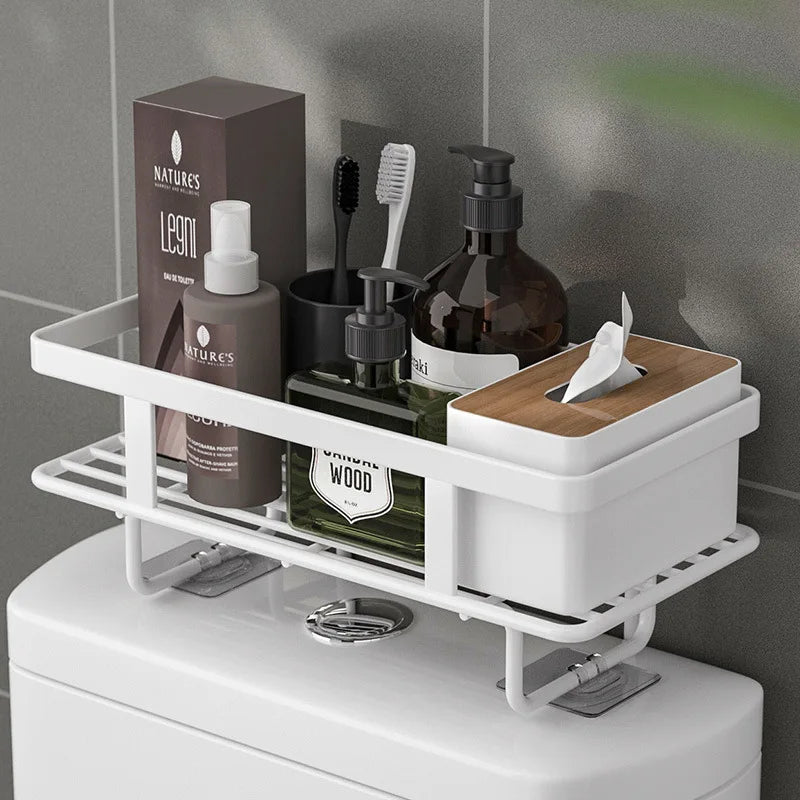 Space Saving Above Toilet Storage Rack