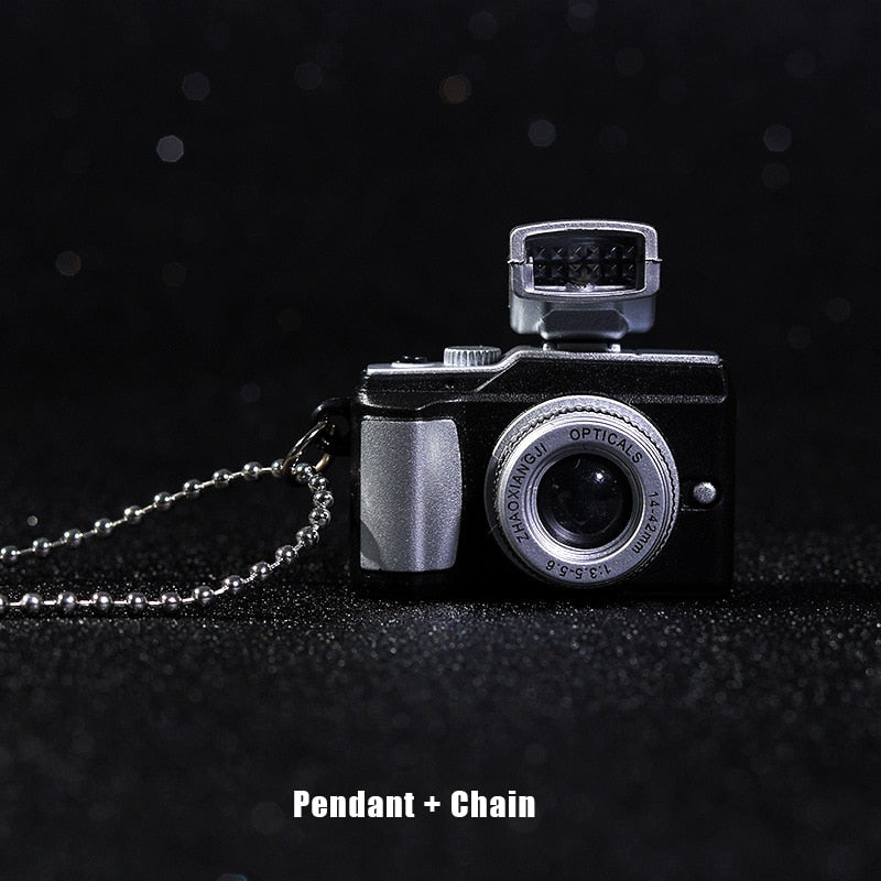 Vintage Style Camera LED Necklace