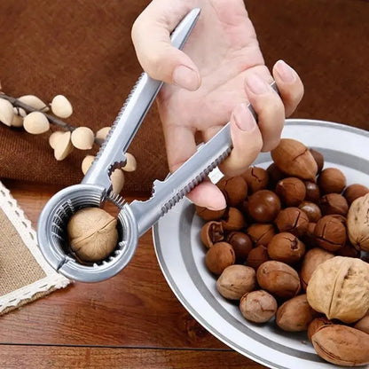Premium Metal Nutcracker for Walnuts and Nuts - Luxicro