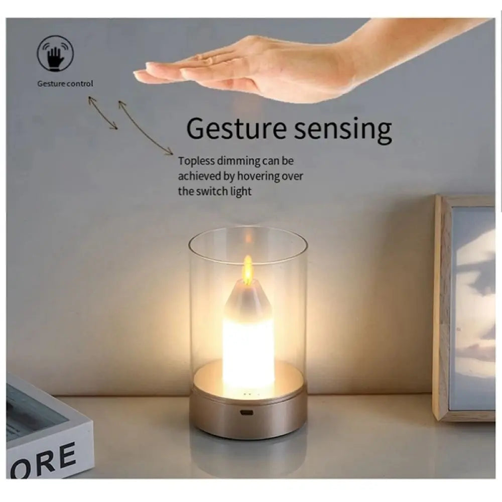Automatic Sensor Flicker LED Candle Light Lamp