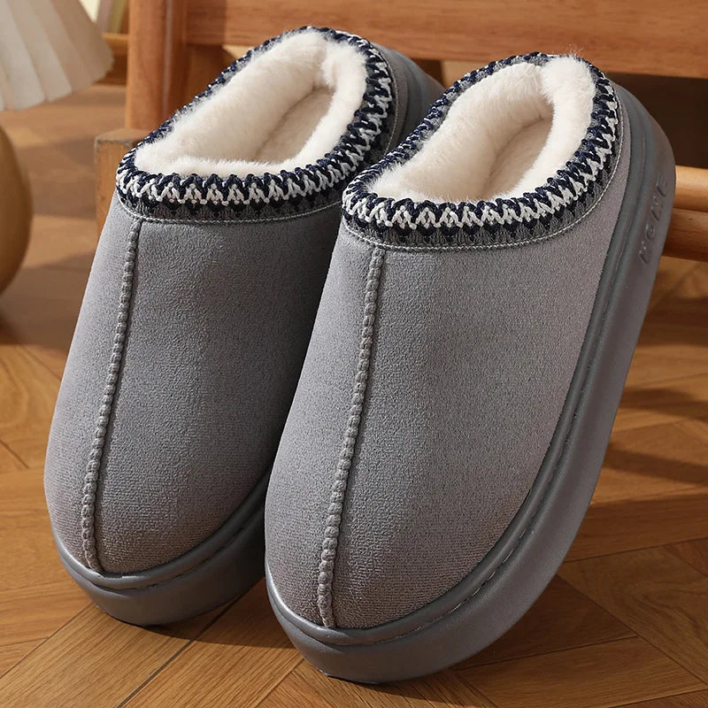 Cozy Fuzzy Women's Slipper Shoes - Warm Plush Footwear