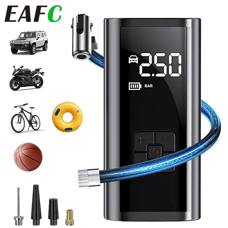 Compact Wireless Air Pump 150PSI Portable Compressor