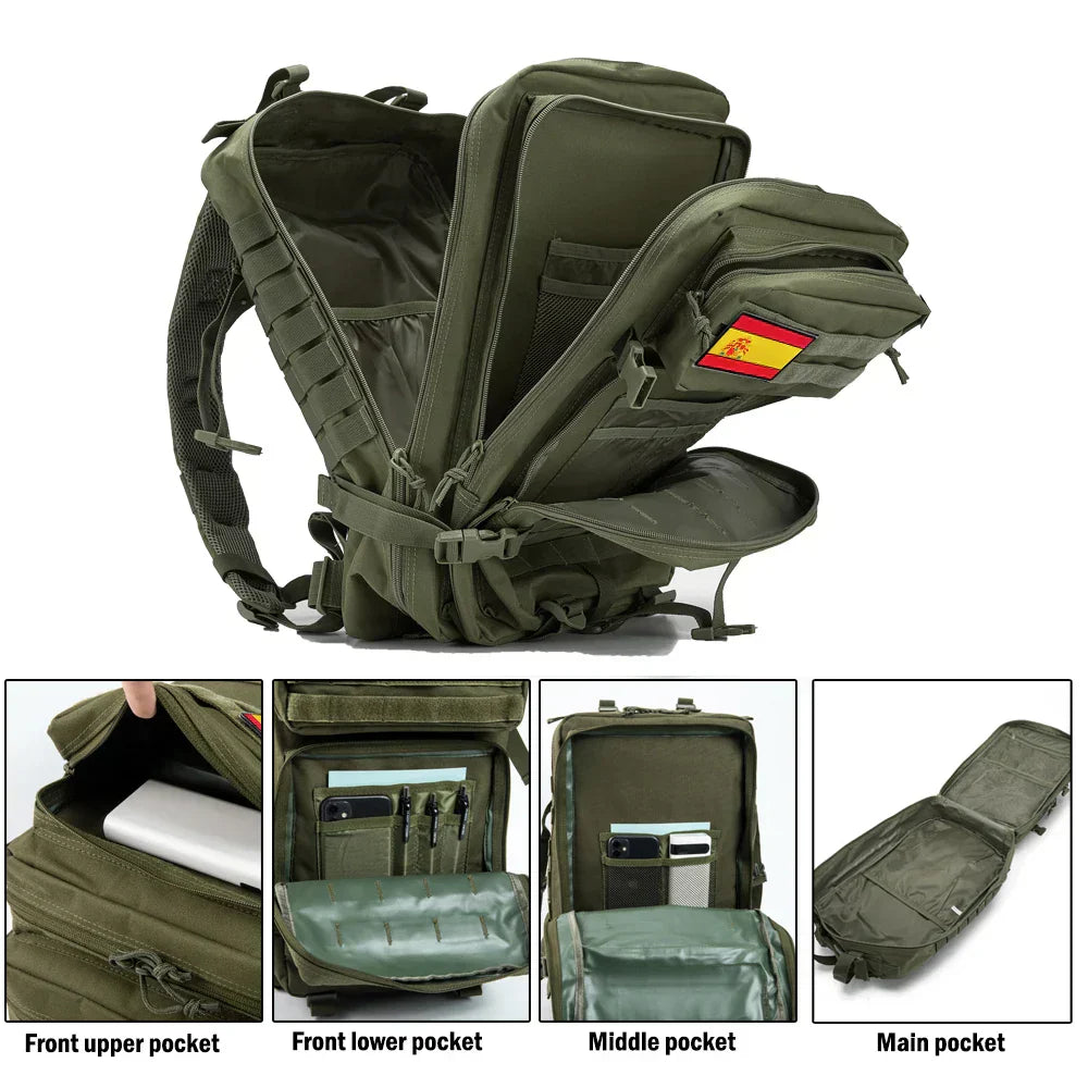Durable Outdoor Hiking Backpack with Molle System