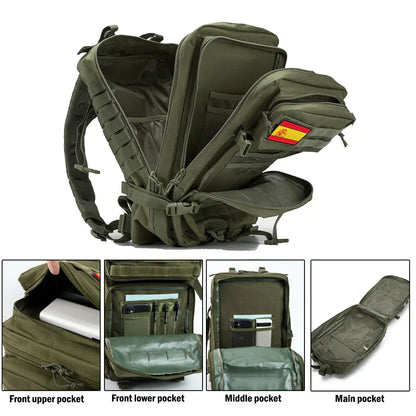 Durable Outdoor Hiking Backpack with Molle System