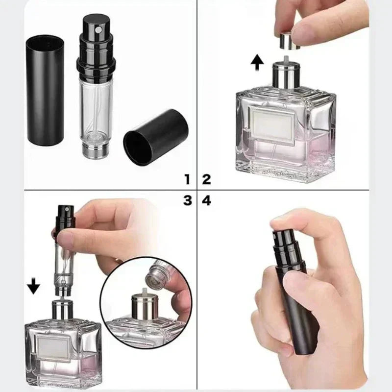 Compact Travel Size Fragrance Spray Bottle