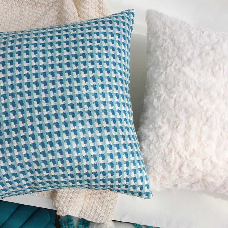 Vibrant Decorative Pillow in Scandinavian Style