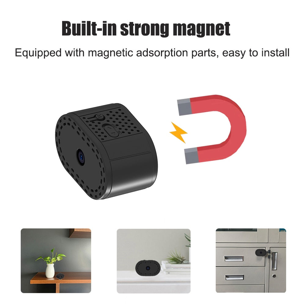 Compact Wi-Fi Mini Spy Camera Recorder