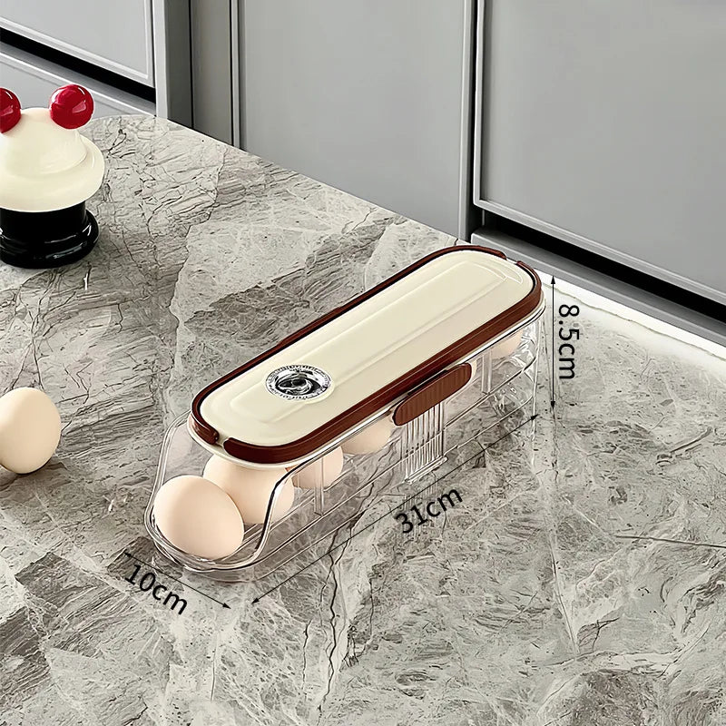 Space Saving Stackable Egg Holder Tray - Luxicro