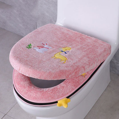 Plush Oversized Toilet Seat Cover