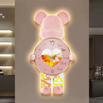 Bright Star Shaped LED Wall Clock