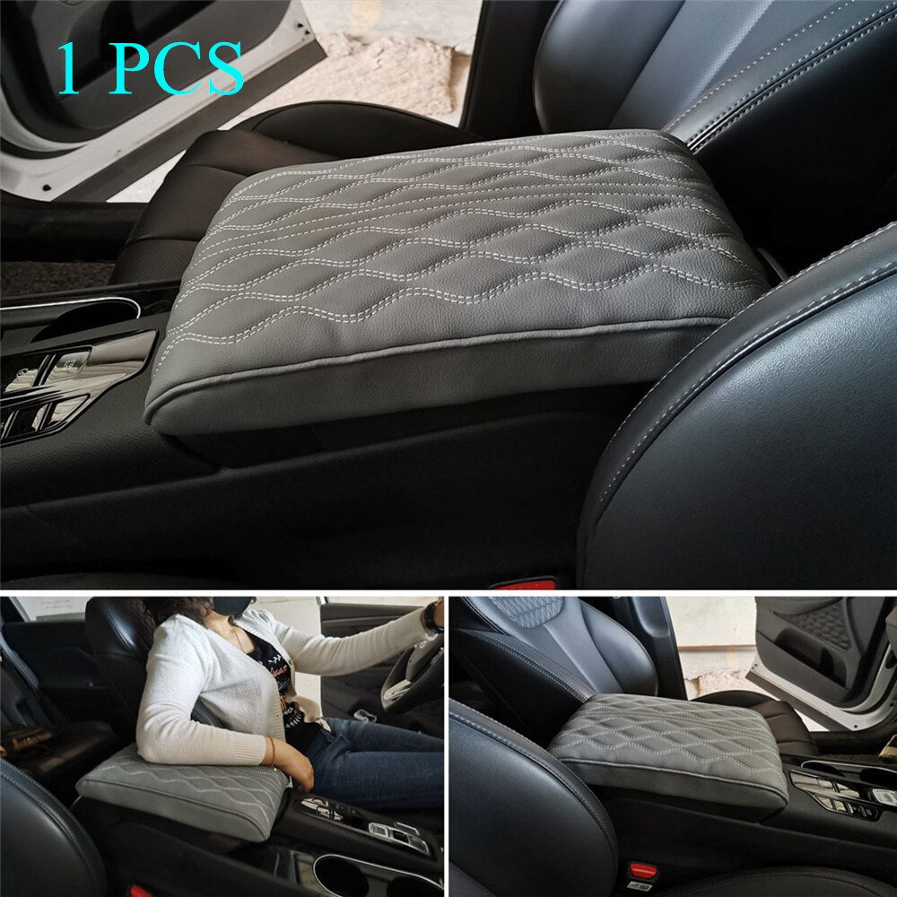 Premium Leather Auto Armrest Cover