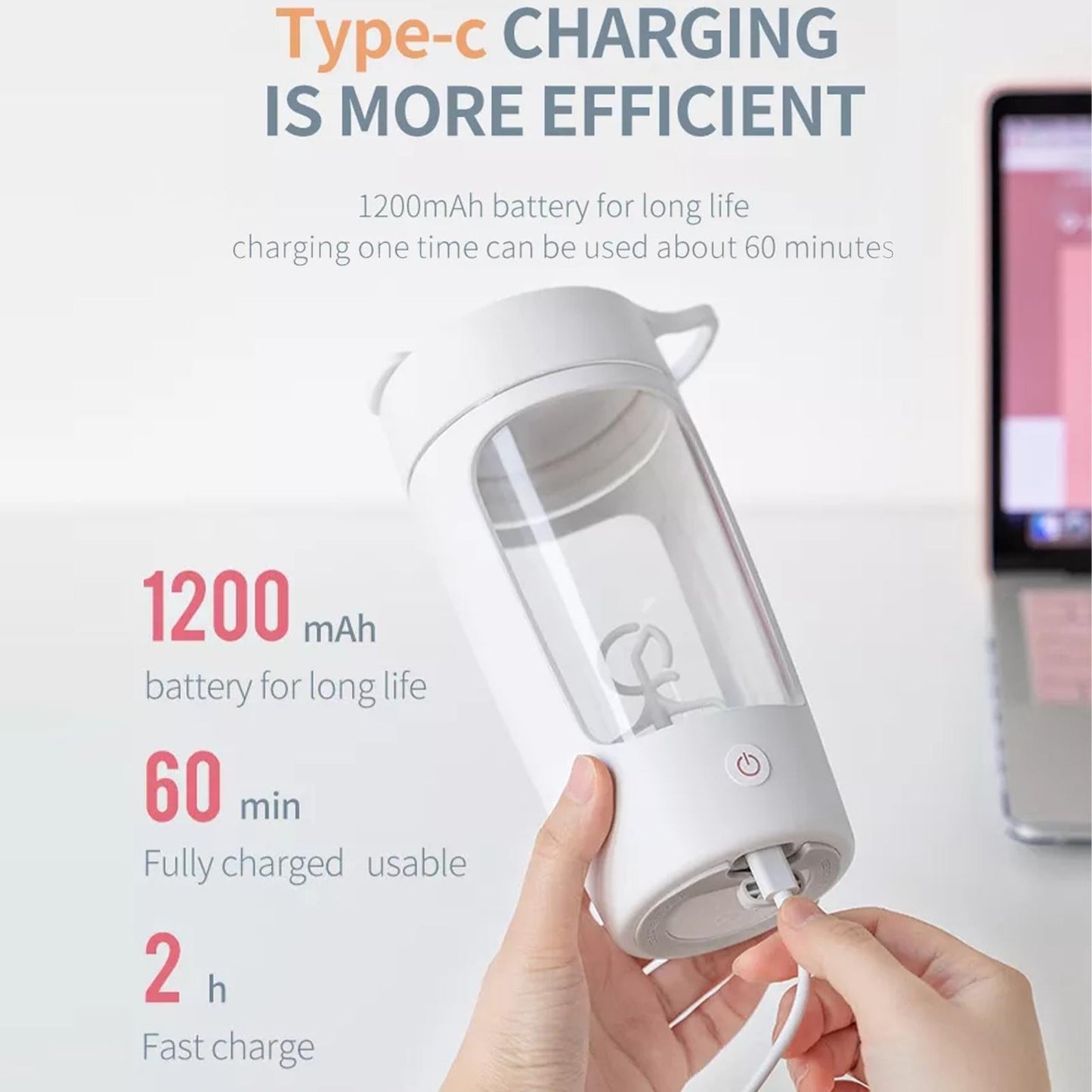 Compact High Speed Electric Blender Mixer