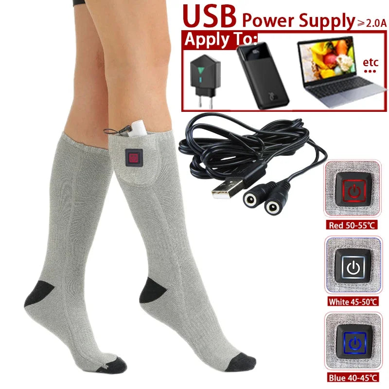Cozy Heated Socks for Men Women