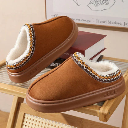Cozy Fuzzy Women's Slipper Shoes - Warm Plush Footwear