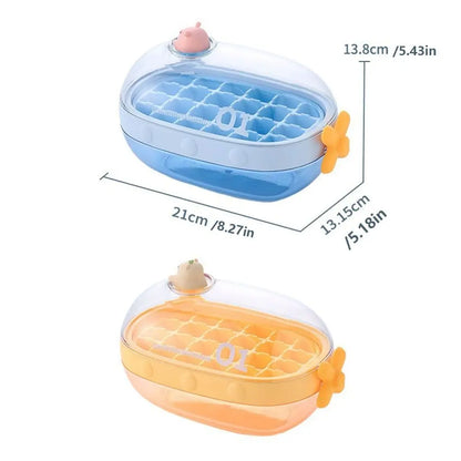 Easy Use Silicone Ice Tray with Handle