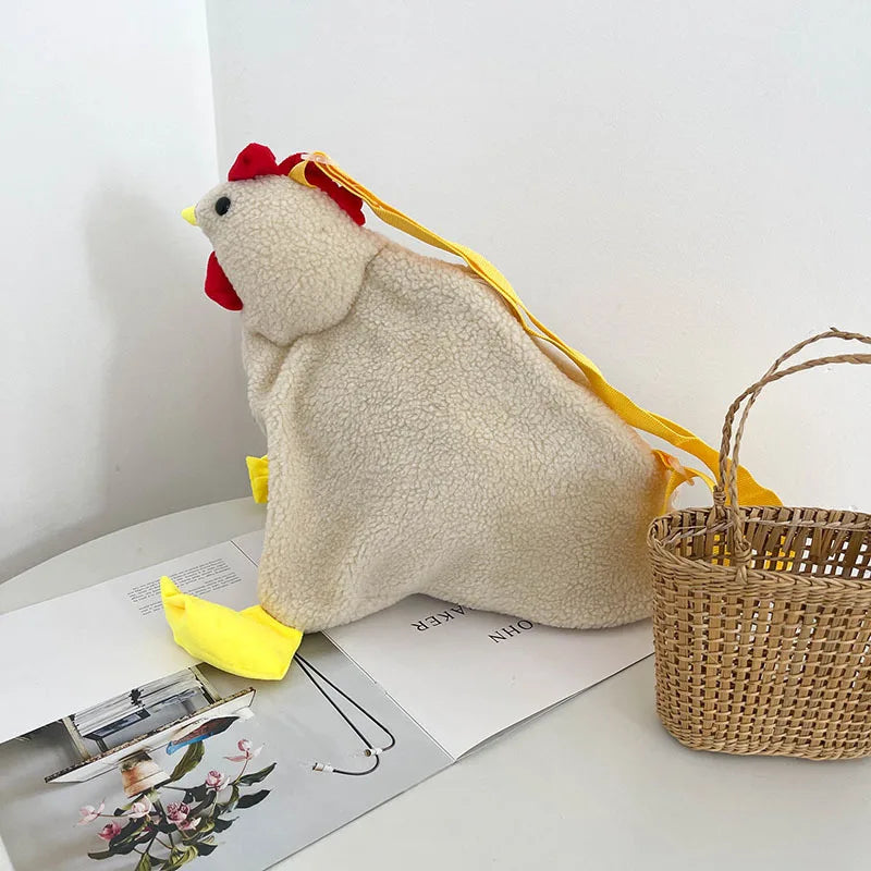 Small Chain Crossbody Chicken Purse Bag