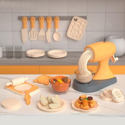 Compact Kids Play Kitchen Appliance Set