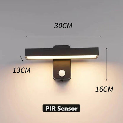 Weatherproof Motion Activated LED Outdoor Wall Light