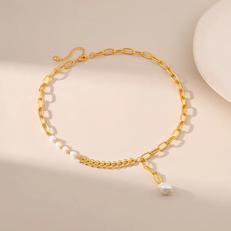Delicate Gold Chain Layered Necklace