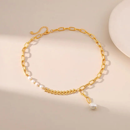 Delicate Gold Chain Layered Necklace