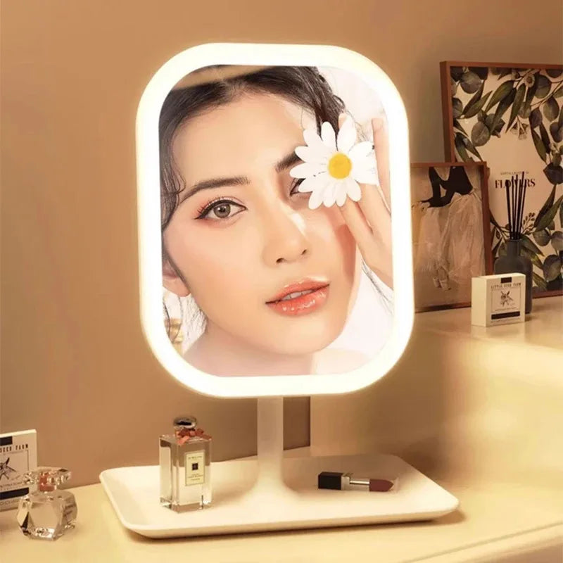 Stylish LED Makeup Mirror with Dimmable Light