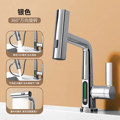 Contemporary LED Kitchen Sink Faucet