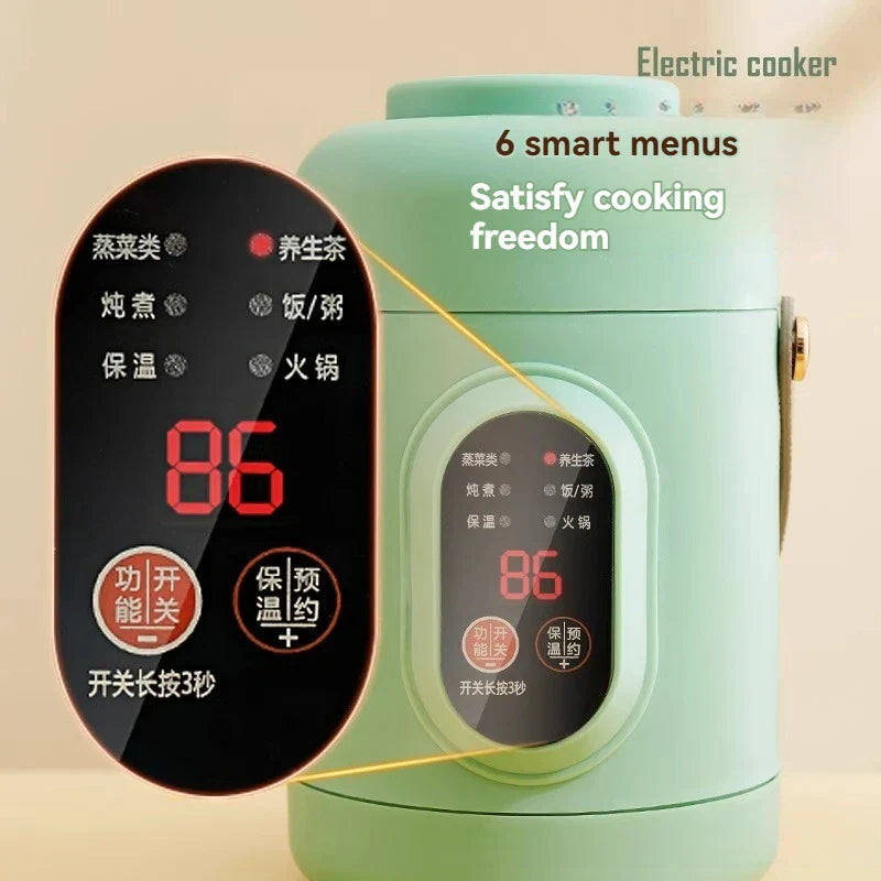 Small Portable Digital Slow Cooker for Home Kitchen