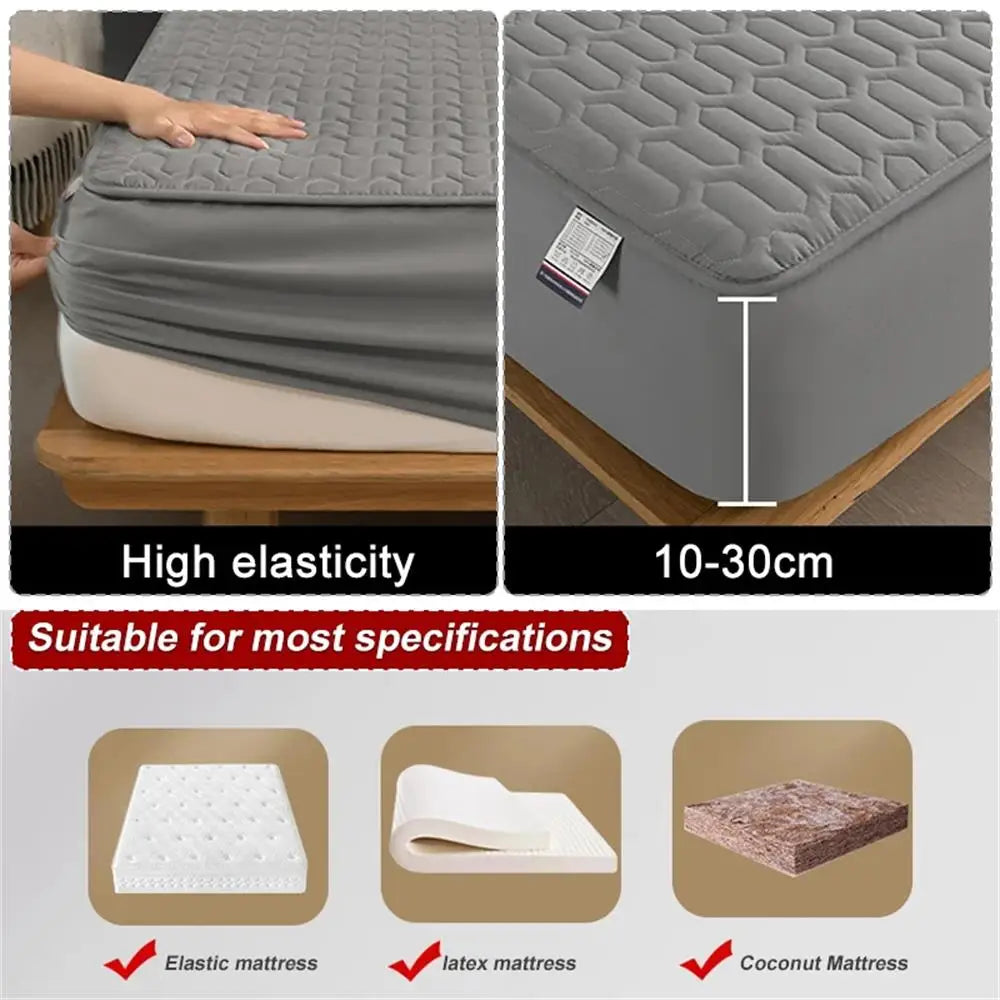 Breathable Waterproof Mattress Protector Cover - Luxicro